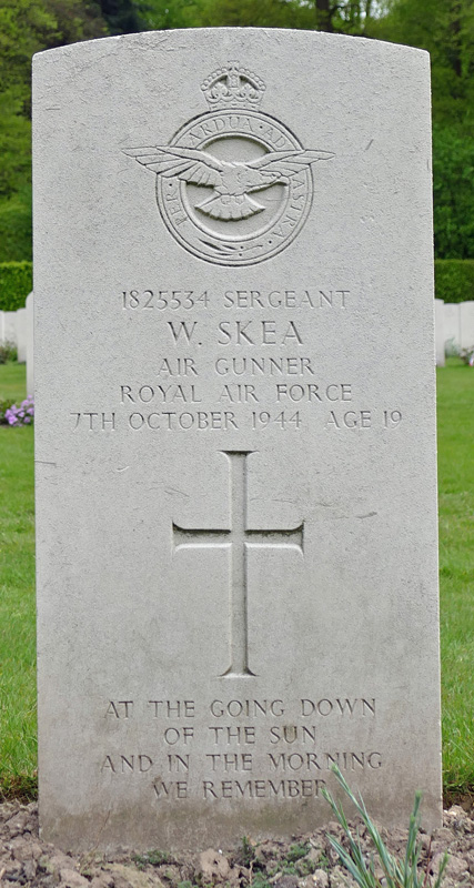 Sgt William Skea<br /><br /><br />died on active duty - October 7th, 1944